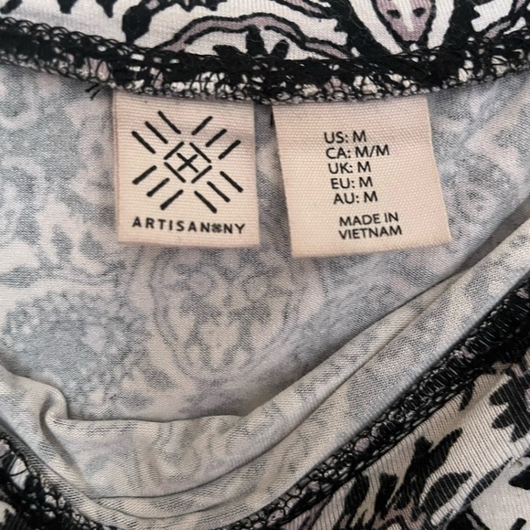 Artisan Ny Black and White Maxi Skirt - Picture 2 of 3